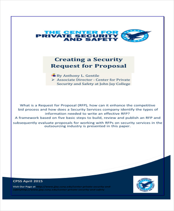 security service proposal letter sample