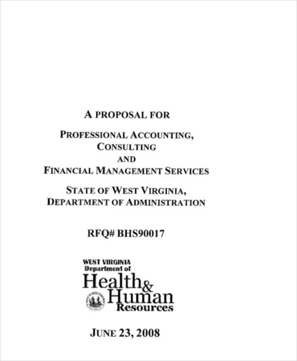 accounting service proposal letter