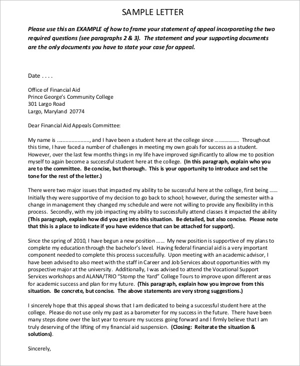 Letter Of Commitment Template