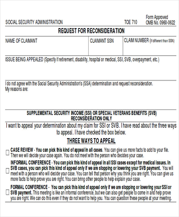 social security request for hearing form567