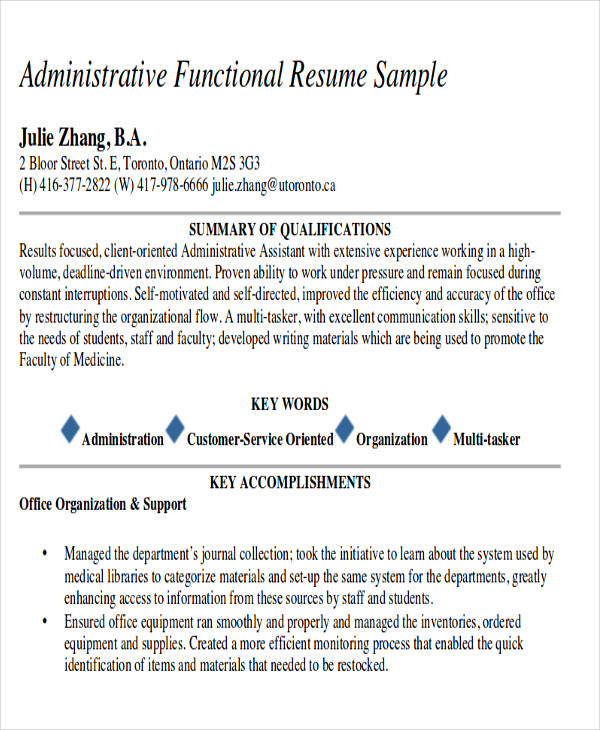 examples of career objectives for administrative assistant