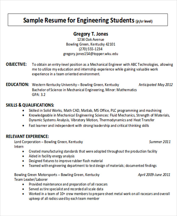 Free 7 Examples Of Career Objective Templates In Ms Word Pdf