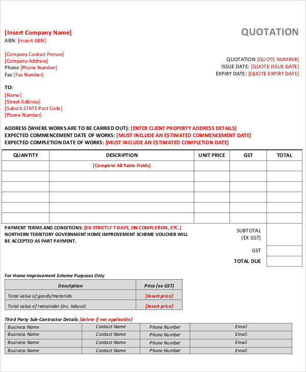 quotation-format