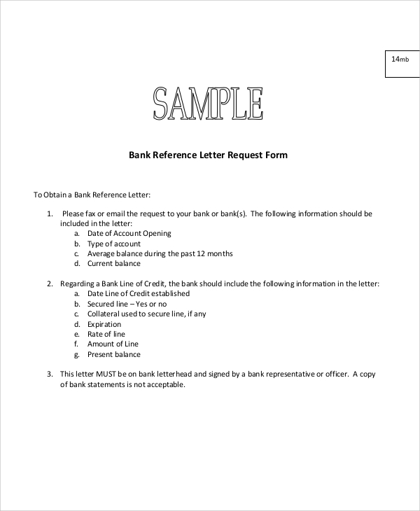 FREE 10+ Sample Reference Request Forms in MS Word | PDF