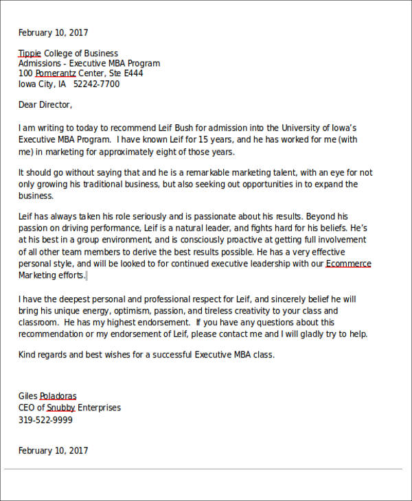 FREE 12 Sample Reference Letter For Schools In PDF MS Word
