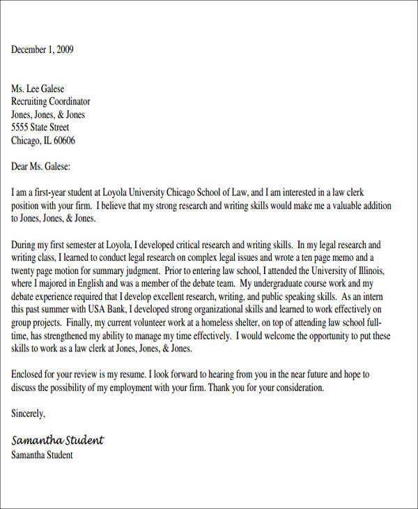 writing a cover letter for legal assistant