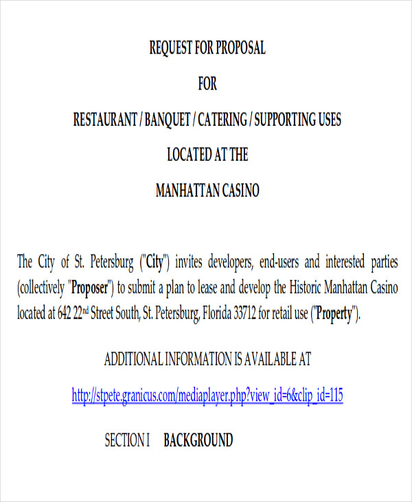 FREE 13+ Sample Catering Proposal Letter Templates in PDF | MS Word