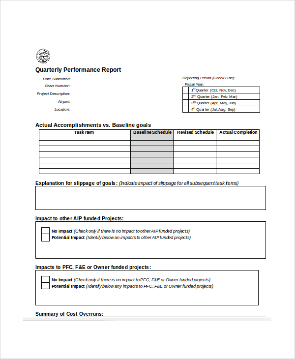 FREE 16+ Sample Performance Reports in MS Word Google Docs Apple Pages