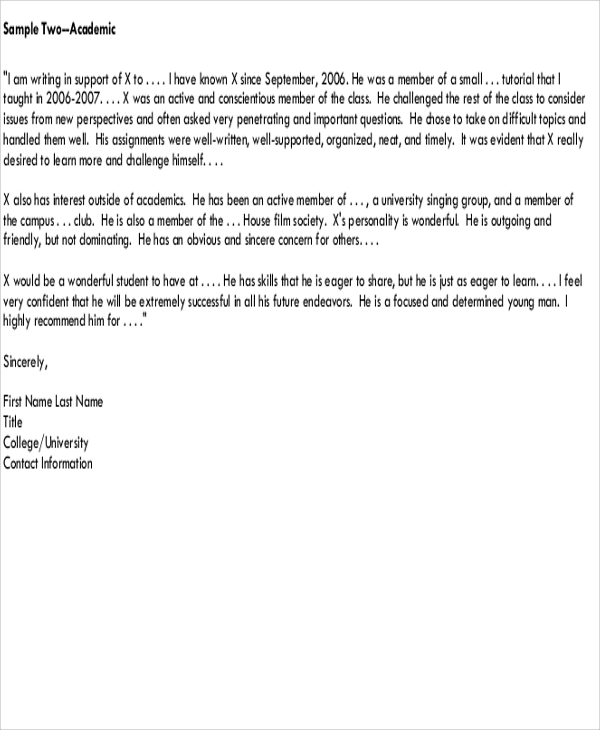 Thank You Letter Letter Of Recommendation from images.sampletemplates.com