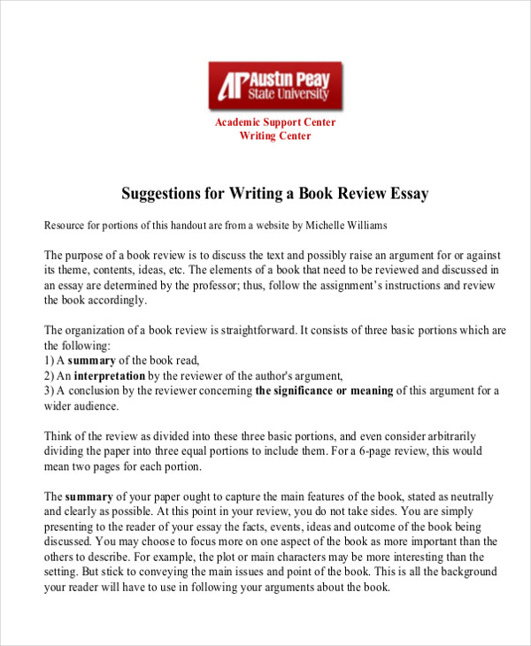 book report essay example