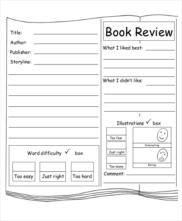 FREE 10 Sample Book Report Templates In MS Word Google Docs Apple 