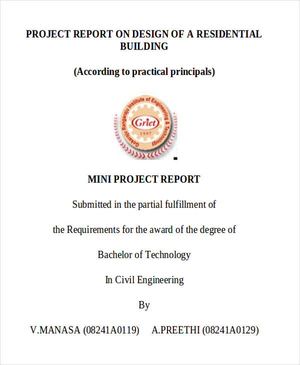 project report on education industry