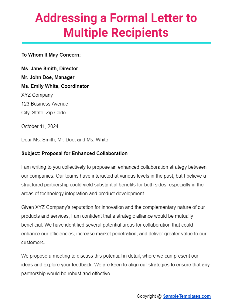 FREE 11 Addressing A Formal Letter Sample Templates In PDF FREE 11 Addressing A Formal Letter Sample Templates In PDF