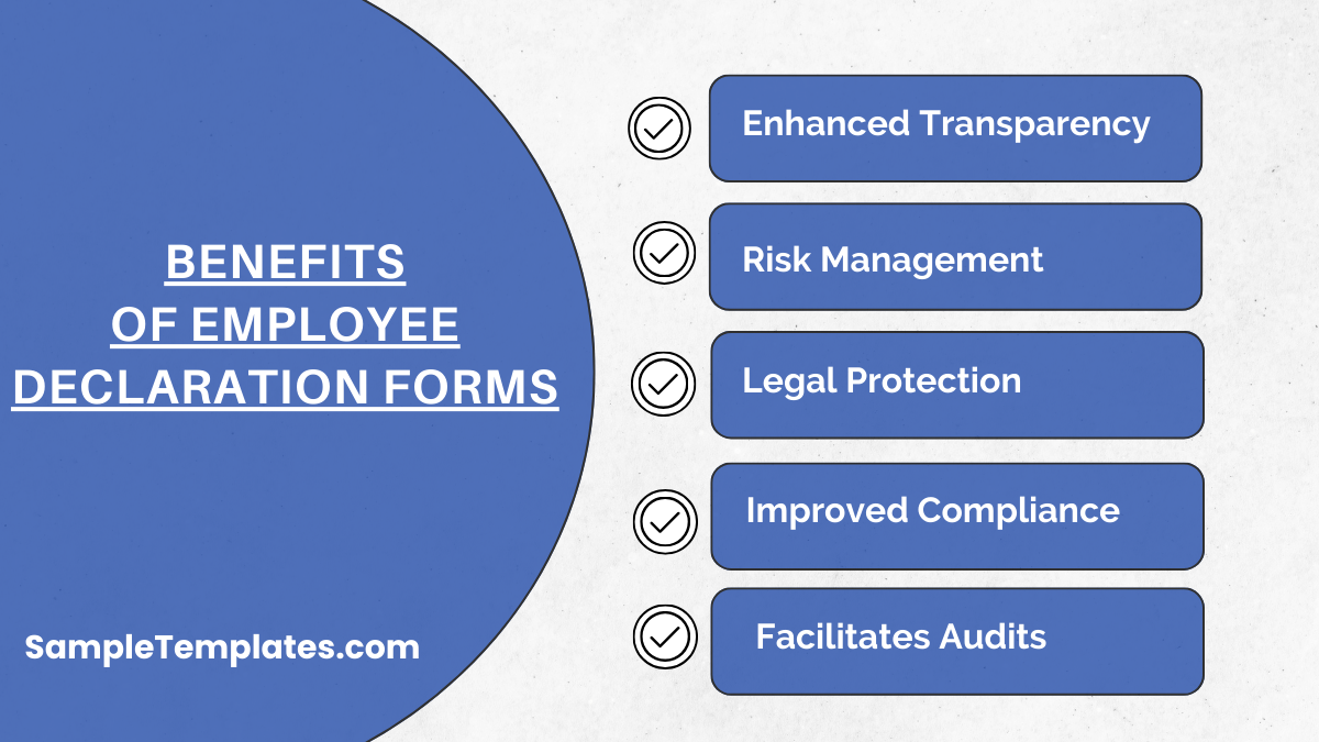 benefits of employee declaration forms