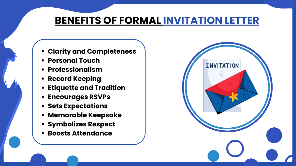 benefits of formal invitation letter 1