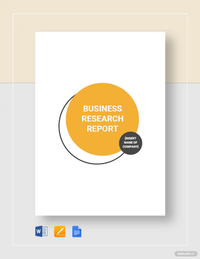 business research report sample pdf