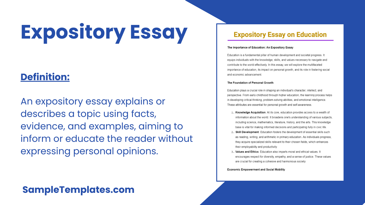 Expository Essay