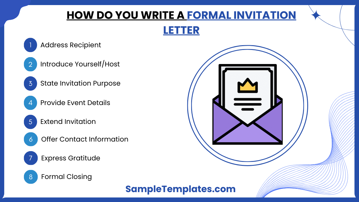 how do you write a formal invitation letter