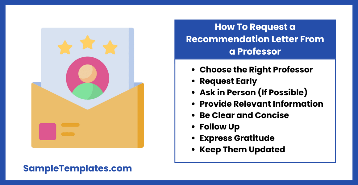 how to request a recommendation letter from a professor