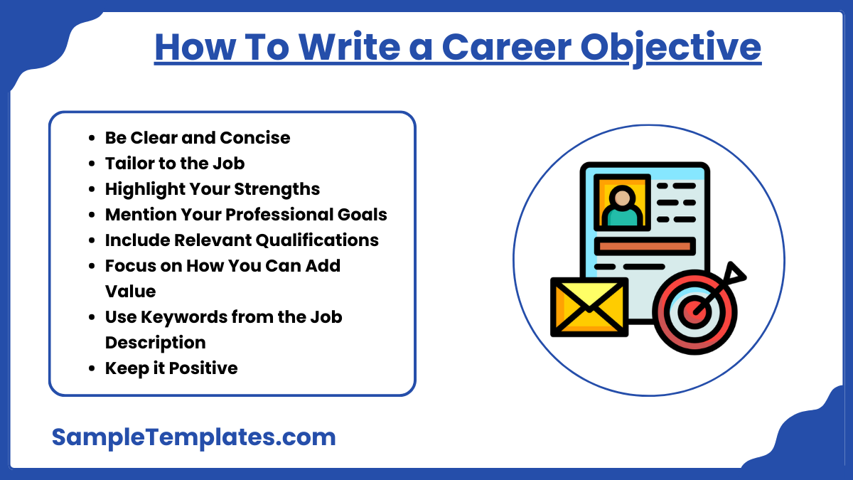 how to write a career objective