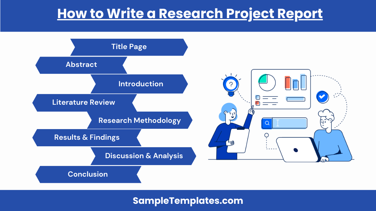 how to write a research project report