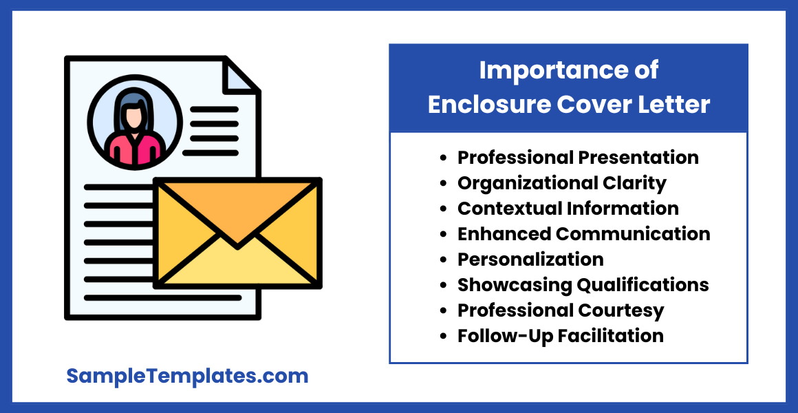 importance of enclosure cover letter