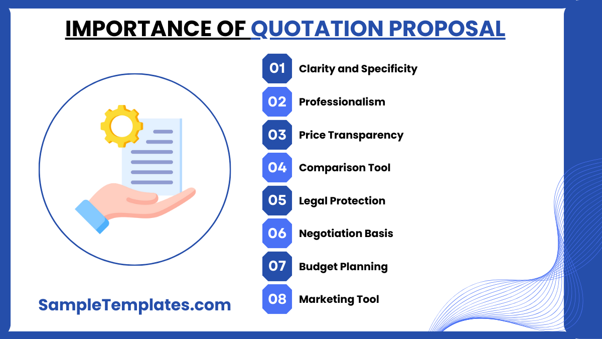 importance of quotation proposal