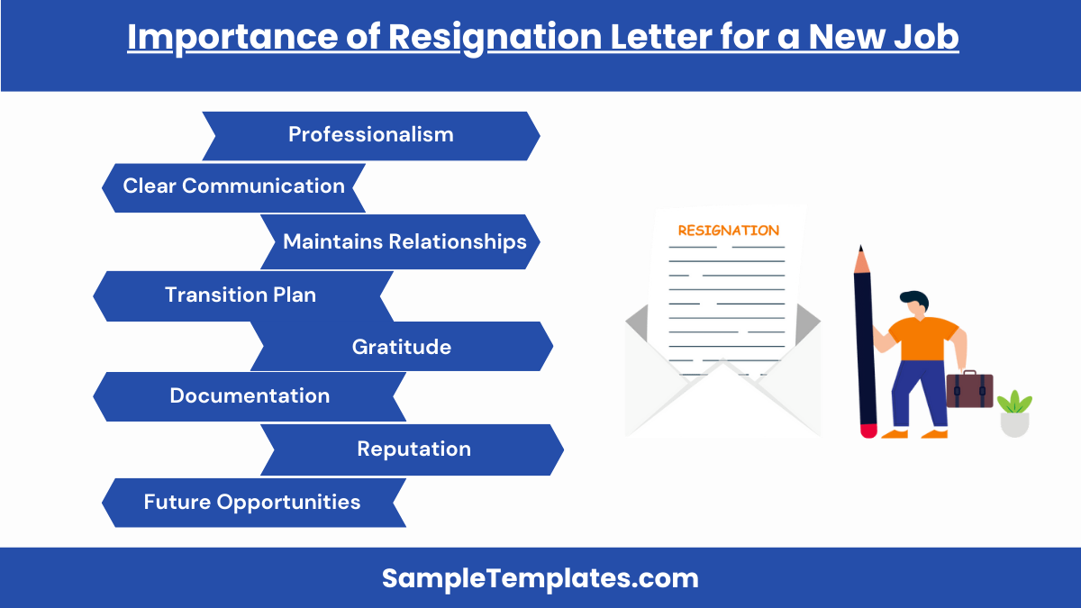 importance of writing a resignation letter for a new job