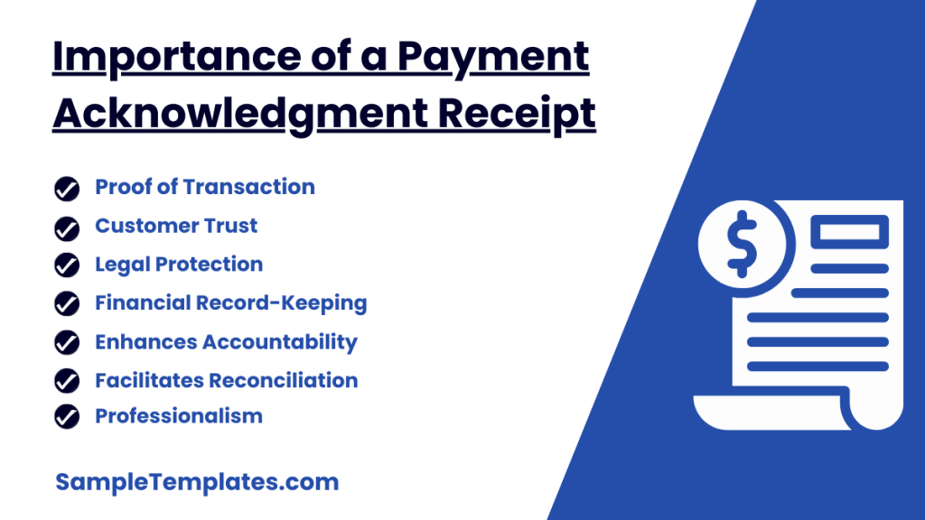 importance of a payment acknowledgment receipt 1024x576
