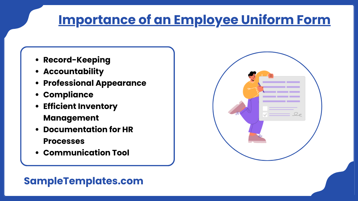 importance of an employee uniform form