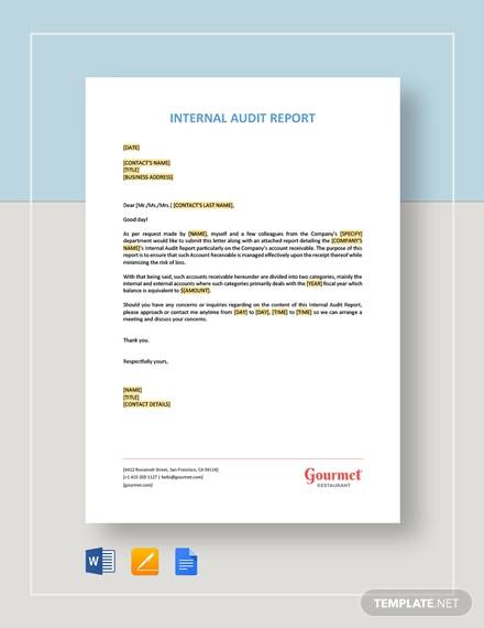 internal audit report1