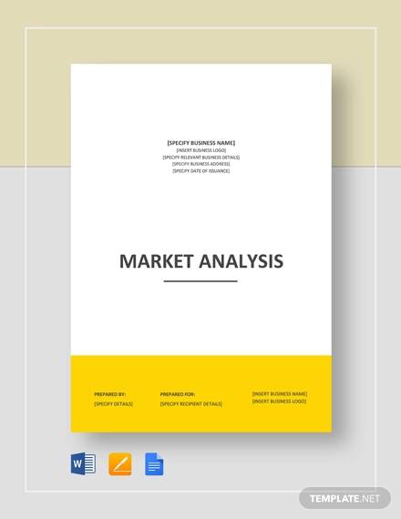 FREE 18 Sample Market Analysis Templates In PDF Excel MS Word 