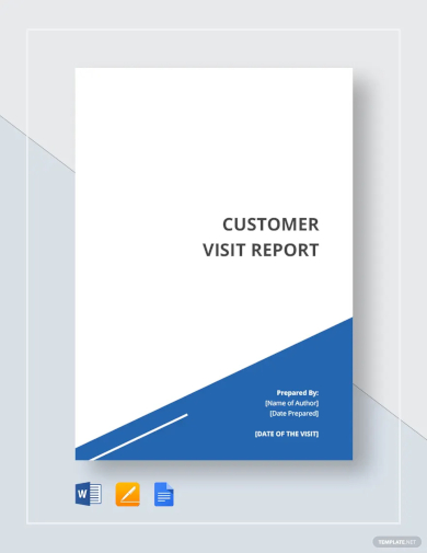 new customer visit report