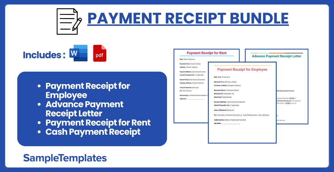 payment receipt bundle