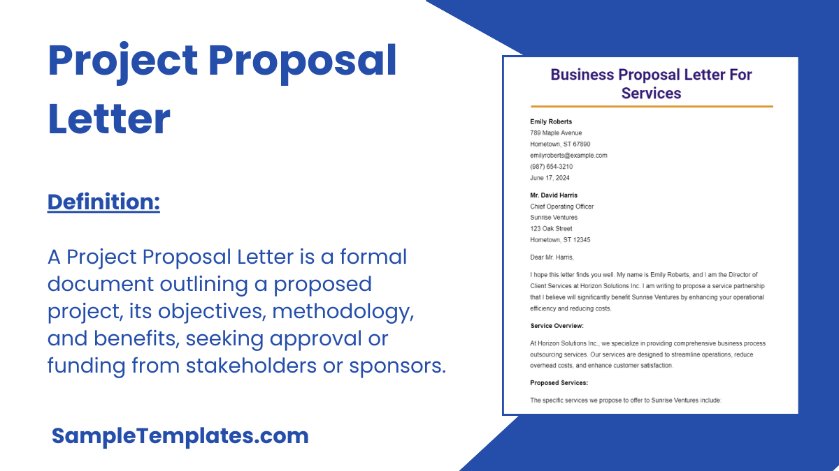 Project Proposal Letter