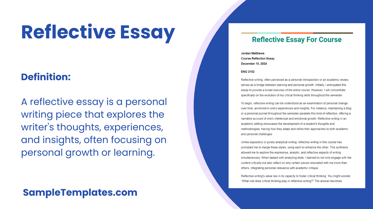 Reflective Essay