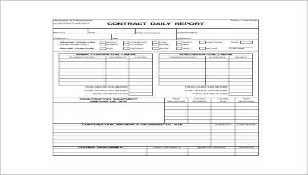 report in excel