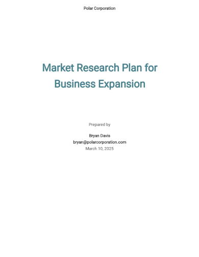 research business plan template