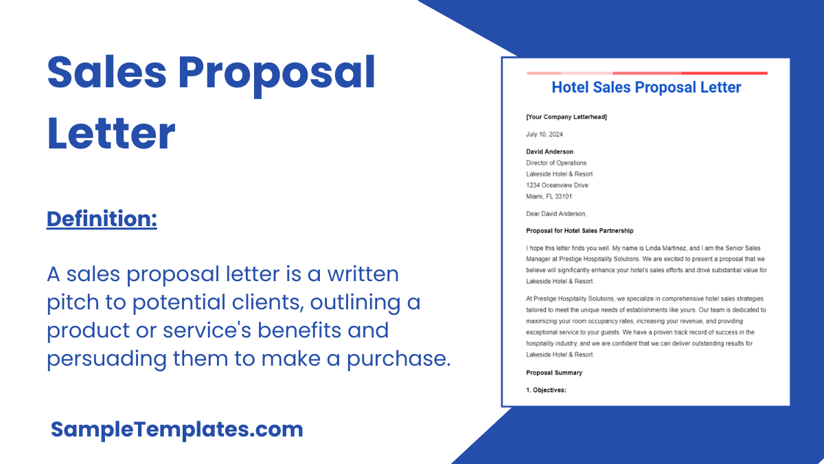 Sales Proposal Letter