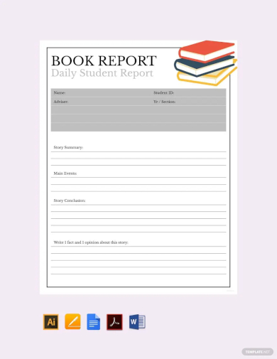 how to write a book report college level example