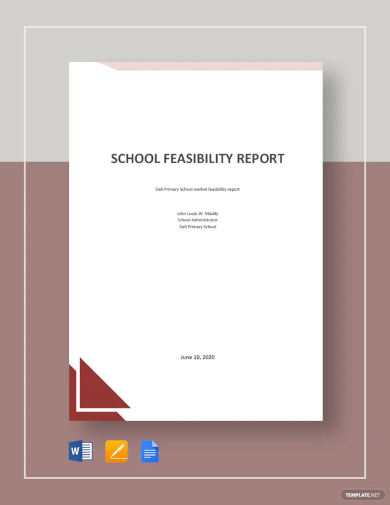 school feasibility report template