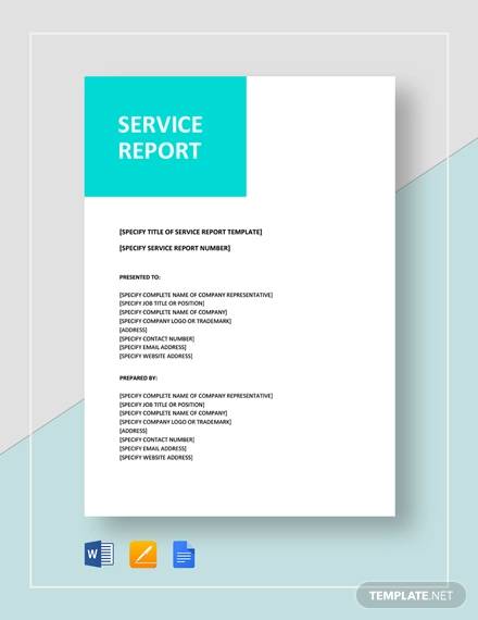 service report