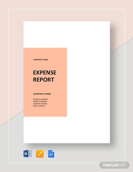 simple expense report