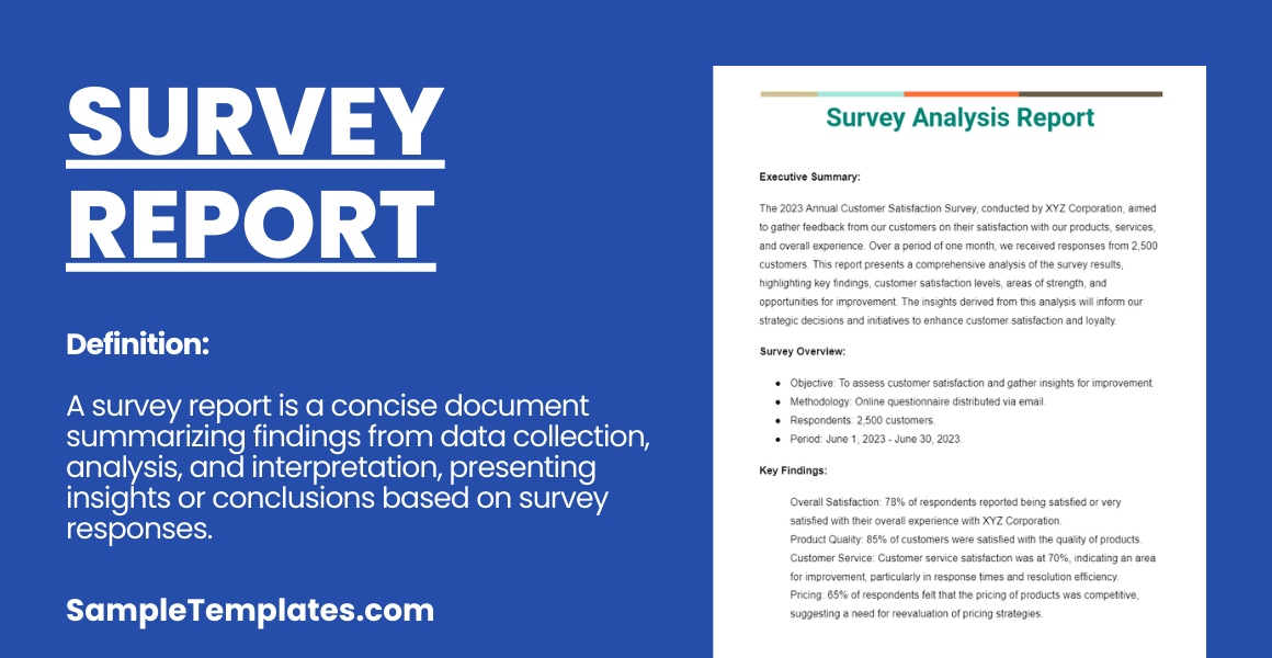 survey report