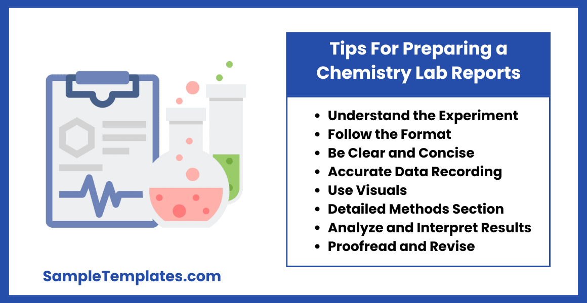 tips for preparing a chemistry lab reports