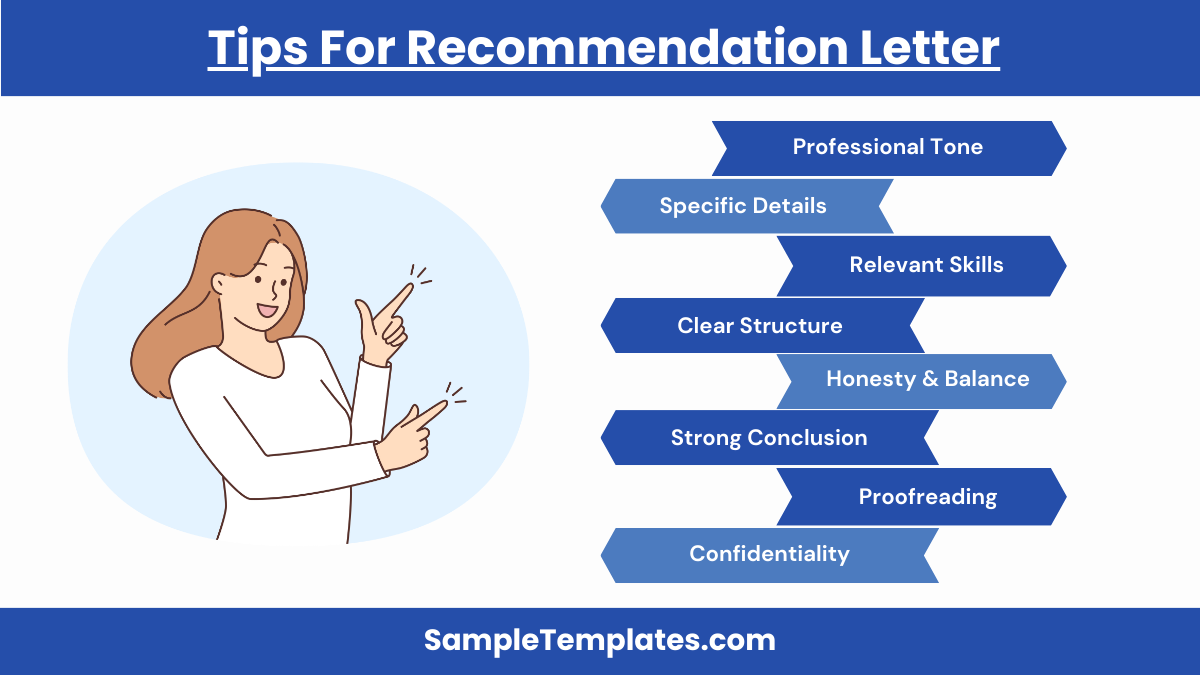 tips for recommendation letter