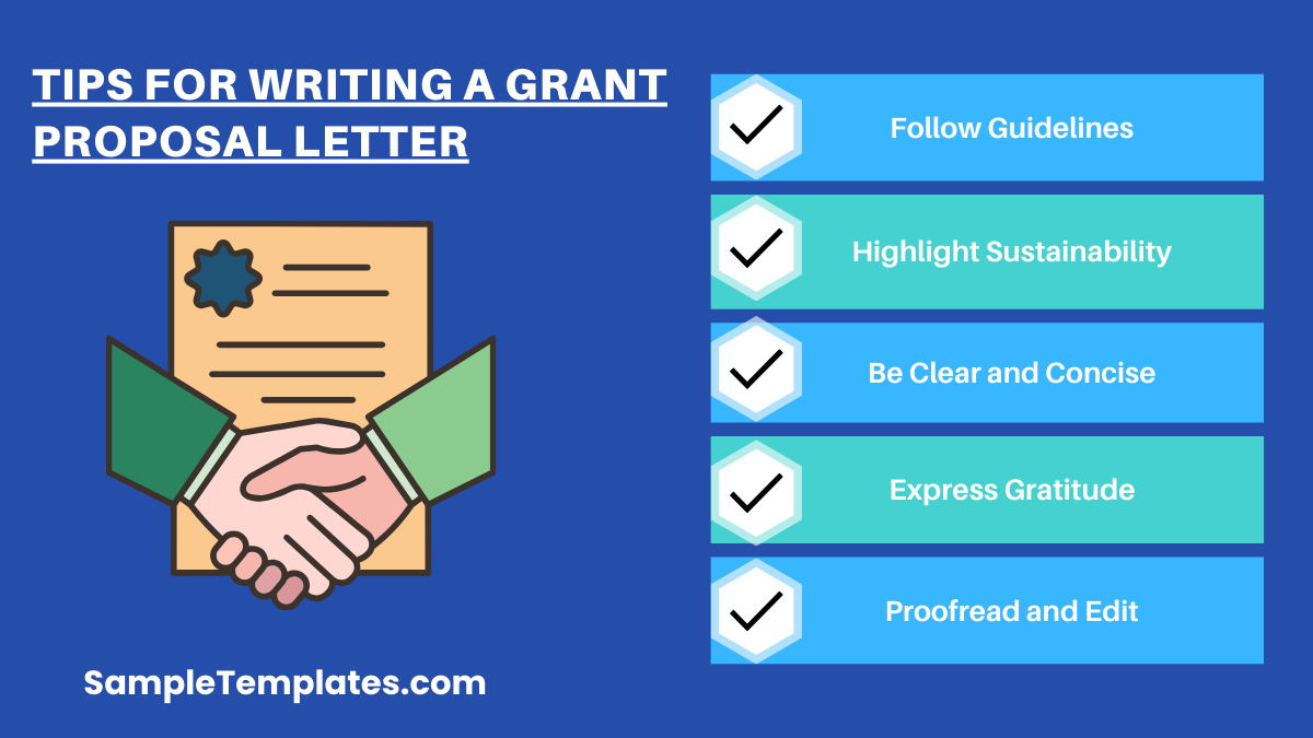 tips for writing a grant proposal letter