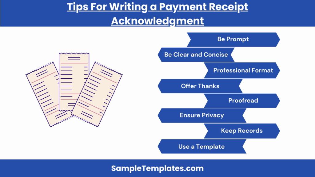 tips for writing a payment receipt acknowledgment 1024x576
