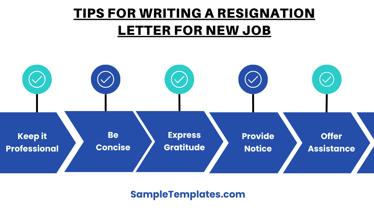 tips for writing a resignation letter for new job