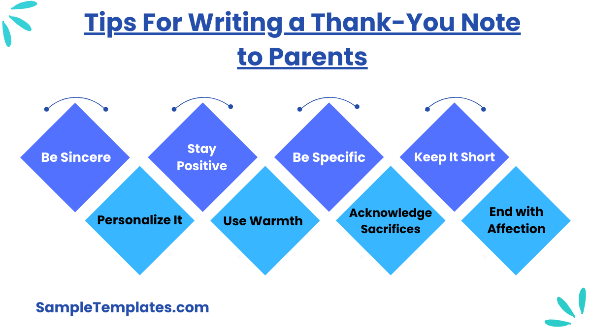 tips for writing a thank you note to parents